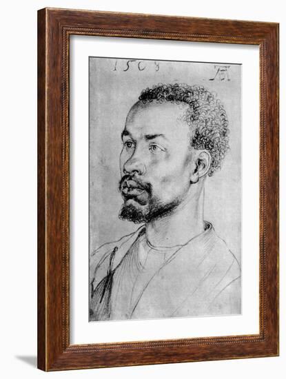 Portrait of a Negro, 1508-Albrecht Durer-Framed Giclee Print