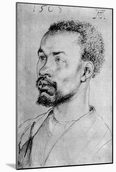 Portrait of a Negro, 1508-Albrecht Durer-Mounted Giclee Print