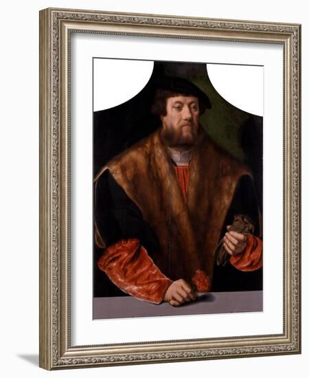 Portrait of a Nobleman, 1544-Bartholomaeus Bruyn-Framed Giclee Print