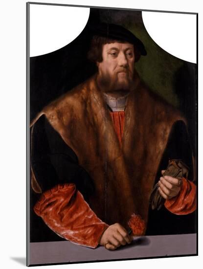 Portrait of a Nobleman, 1544-Bartholomaeus Bruyn-Mounted Giclee Print