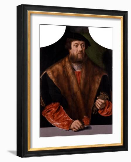 Portrait of a Nobleman, 1544-Bartholomaeus Bruyn-Framed Giclee Print