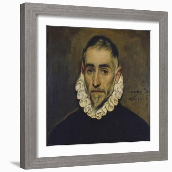 Portrait of a Nobleman, about 1585/90-El Greco-Framed Giclee Print