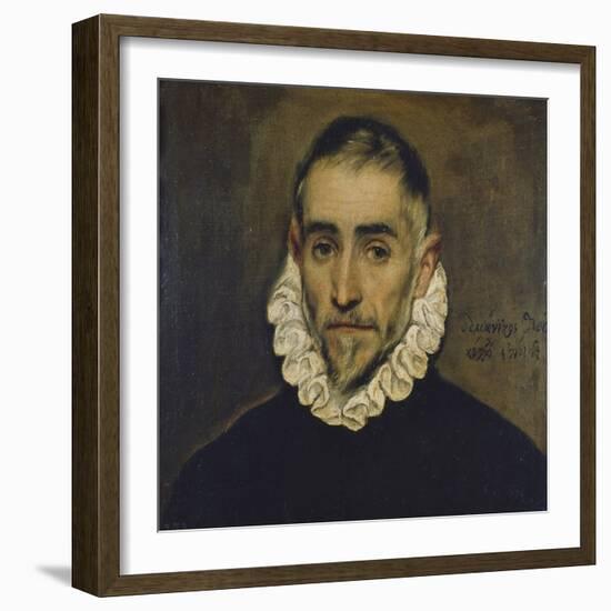 Portrait of a Nobleman, about 1585/90-El Greco-Framed Giclee Print