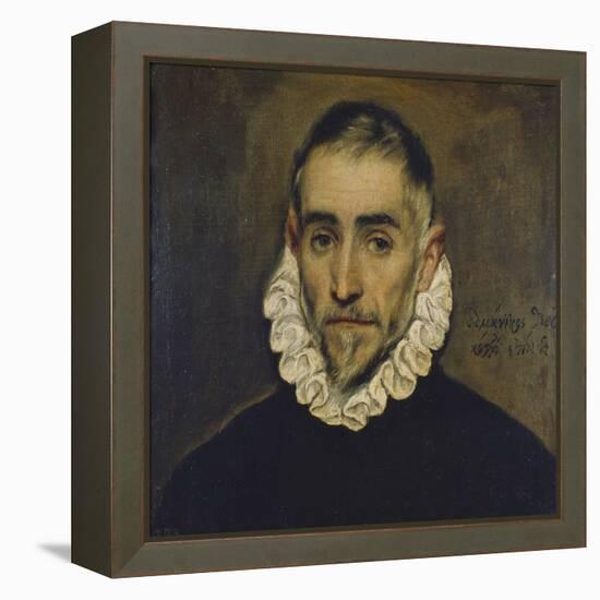 Portrait of a Nobleman, about 1585/90-El Greco-Framed Premier Image Canvas