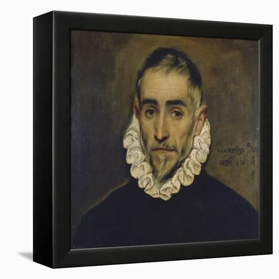 Portrait of a Nobleman, about 1585/90-El Greco-Framed Premier Image Canvas