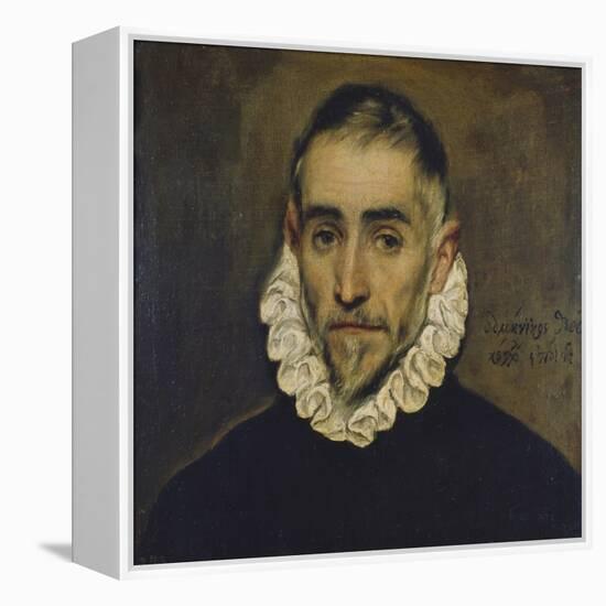 Portrait of a Nobleman, about 1585/90-El Greco-Framed Premier Image Canvas