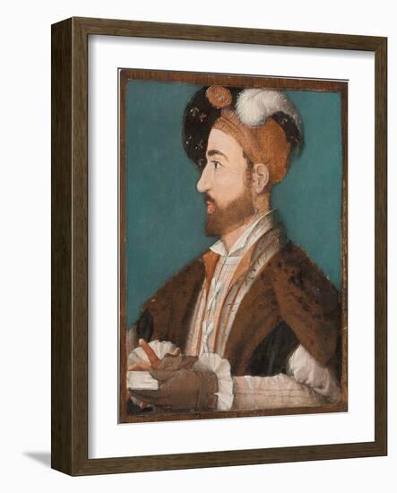 Portrait of a Nobleman, Traditionally Identified as Philip I, King of Castile, C.1630 (Oil on Panel-French School-Framed Giclee Print