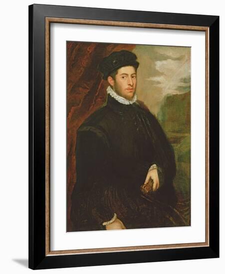 Portrait of a Nobleman-Jacopo Robusti Tintoretto-Framed Giclee Print