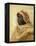 Portrait of a Nubian (Oil on Panel)-Peder Monsted-Framed Premier Image Canvas