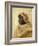 Portrait of a Nubian (Oil on Panel)-Peder Monsted-Framed Giclee Print