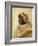 Portrait of a Nubian (Oil on Panel)-Peder Monsted-Framed Giclee Print