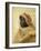 Portrait of a Nubian (Oil on Panel)-Peder Monsted-Framed Giclee Print