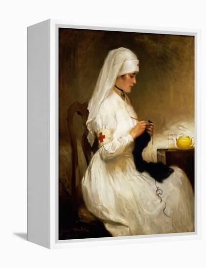 Portrait of a Nurse from the Red Cross-Gabriel Emile Niscolet-Framed Premier Image Canvas