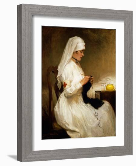 Portrait of a Nurse from the Red Cross-Gabriel Emile Niscolet-Framed Giclee Print