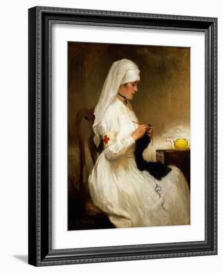 Portrait of a Nurse from the Red Cross-Gabriel Emile Niscolet-Framed Giclee Print