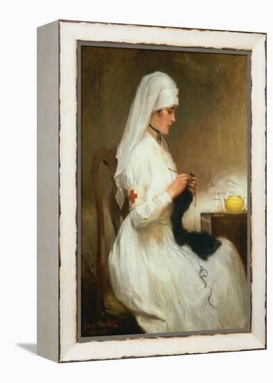 Portrait of a Nurse from the Red Cross-Gabriel Emile Niscolet-Framed Premier Image Canvas