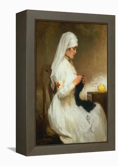 Portrait of a Nurse from the Red Cross-Gabriel Emile Niscolet-Framed Premier Image Canvas