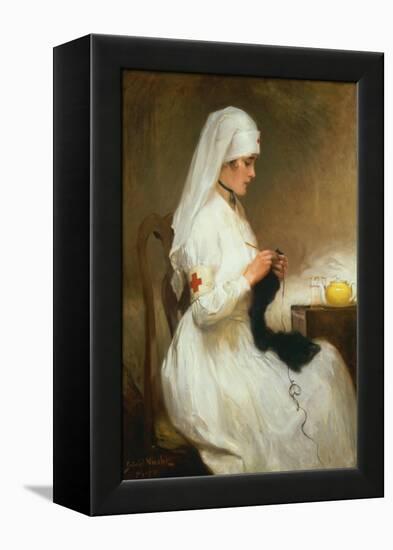 Portrait of a Nurse from the Red Cross-Gabriel Emile Niscolet-Framed Premier Image Canvas