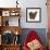 Portrait of a Partridge Pekin Bantam, in Profile-Mark Taylor-Framed Photographic Print displayed on a wall