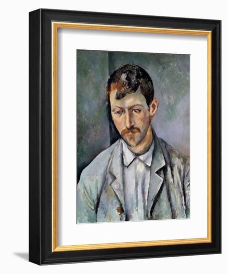 Portrait of a Peasant-Paul Cézanne-Framed Giclee Print