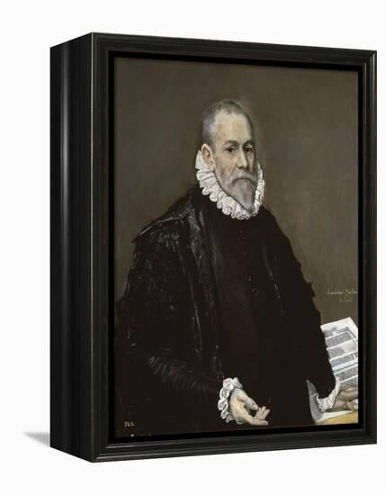 Portrait of a Physician, 1582-1585-El Greco-Framed Premier Image Canvas