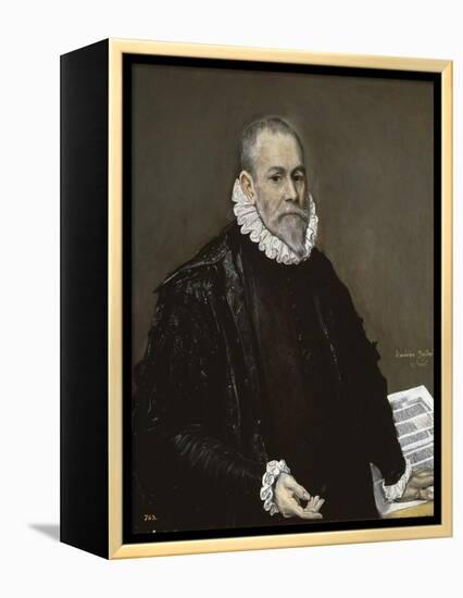 Portrait of a Physician, 1582-1585-El Greco-Framed Premier Image Canvas