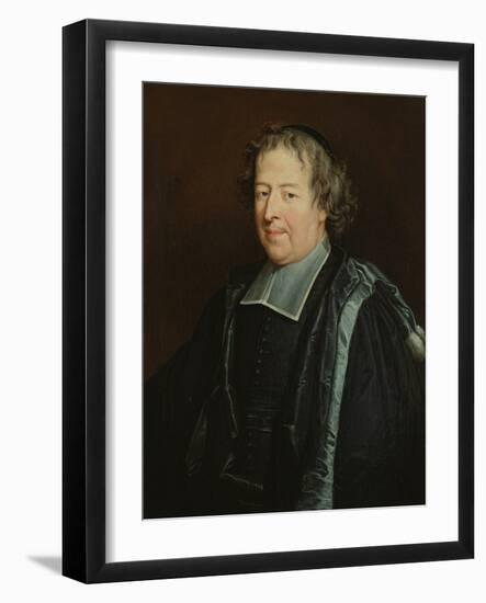 Portrait of a Priest (Oil on Canvas)-Philippe De Champaigne-Framed Giclee Print