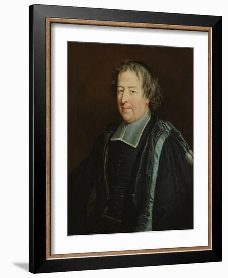 Portrait of a Priest (Oil on Canvas)-Philippe De Champaigne-Framed Giclee Print