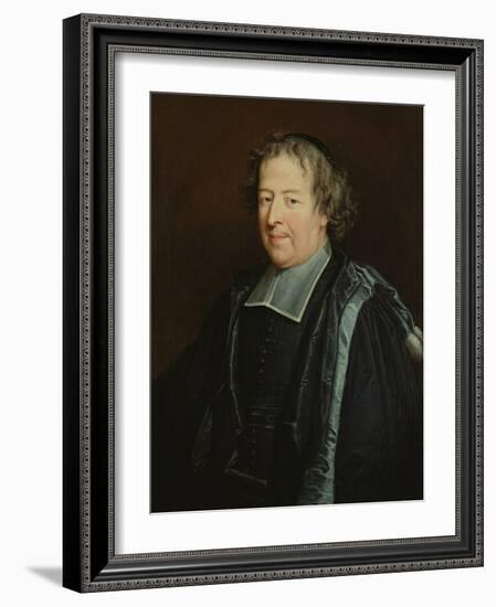 Portrait of a Priest (Oil on Canvas)-Philippe De Champaigne-Framed Giclee Print