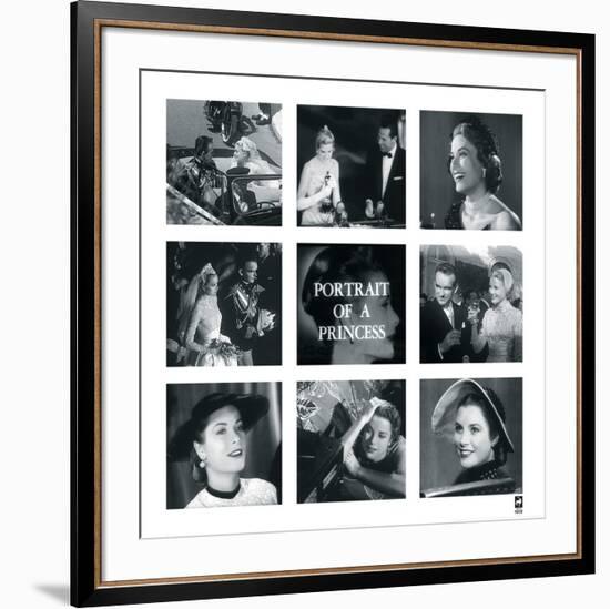 Portrait of A Princess-British Pathe -Framed Premium Giclee Print