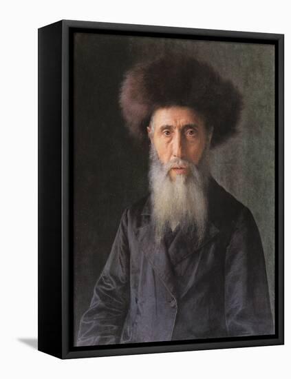 Portrait of a Rabbi-Isidor Kaufmann-Framed Stretched Canvas