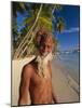Portrait of a Rasta Man at Pigeon Point, Tobago, Trinidad and Tobago, West Indies, Caribbean-Gavin Hellier-Mounted Photographic Print