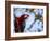 Portrait of a Red and Green Macaw-Alex Saberi-Framed Photographic Print