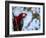 Portrait of a Red and Green Macaw-Alex Saberi-Framed Photographic Print