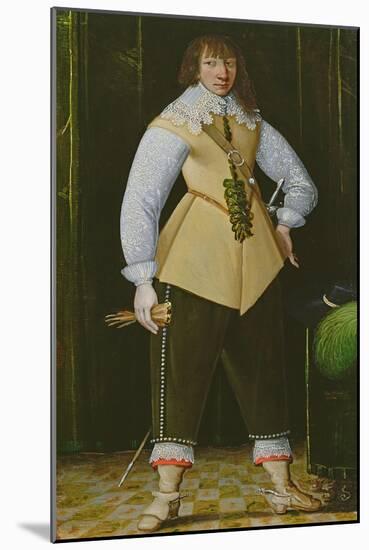 Portrait of a Royalist Cavalry Officer, C.1640-null-Mounted Giclee Print