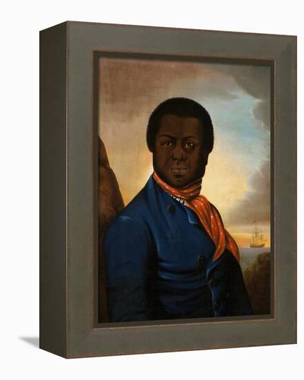 Portrait of a Sailor , c.1800-American School-Framed Premier Image Canvas