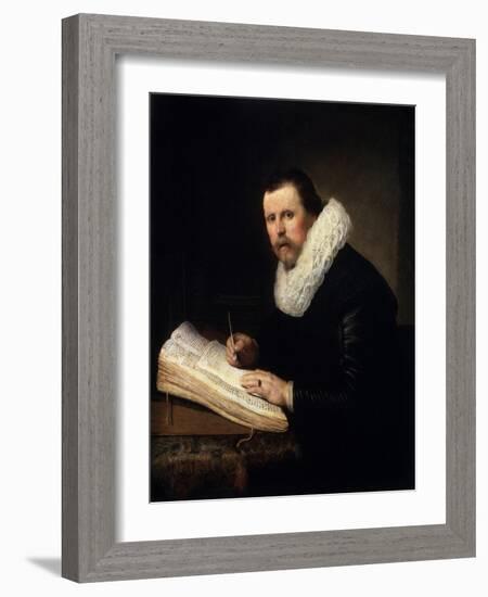 Portrait of a Scholar, 1631-Rembrandt van Rijn-Framed Giclee Print