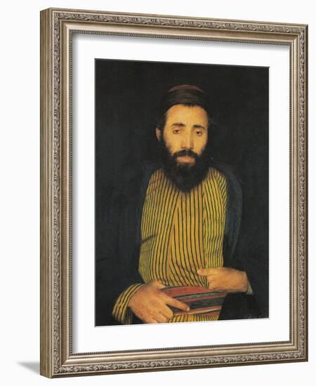 Portrait of a Sephardic Jew-Isidor Kaufmann-Framed Art Print
