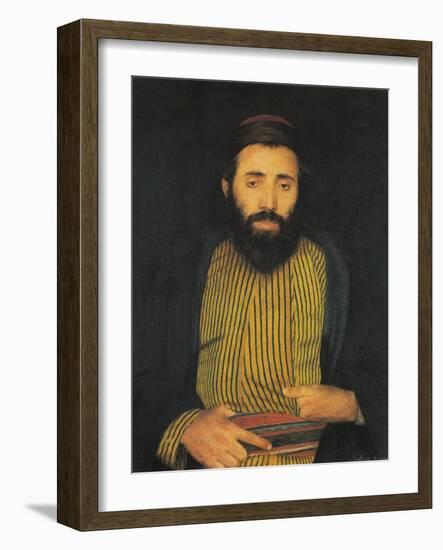 Portrait of a Sephardic Jew-Isidor Kaufmann-Framed Art Print