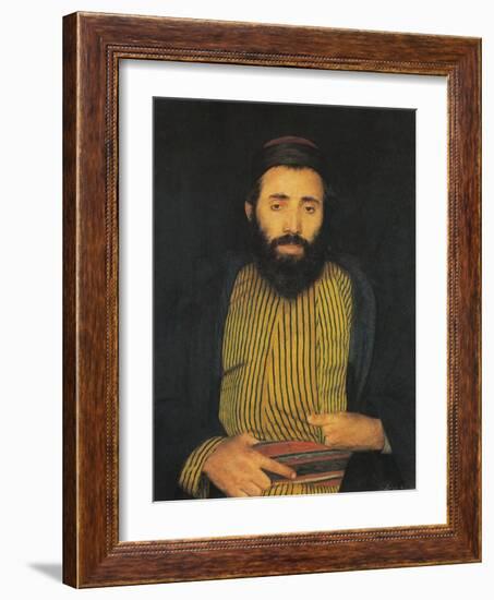 Portrait of a Sephardic Jew-Isidor Kaufmann-Framed Art Print