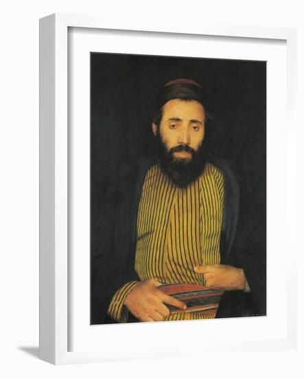 Portrait of a Sephardic Jew-Isidor Kaufmann-Framed Art Print