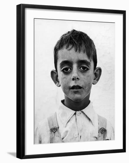 Portrait of a Spanish Boy-Frank Scherschel-Framed Photographic Print