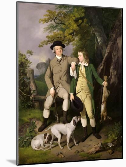 Portrait of a Sportsman with His Son, 1779-Francis Wheatley-Mounted Giclee Print