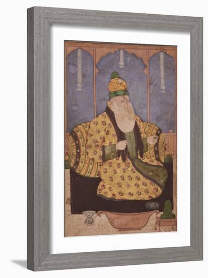 Portrait of a Sufi Sheikh, C.1670-null-Framed Giclee Print