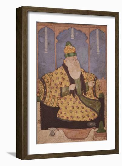 Portrait of a Sufi Sheikh, C.1670-null-Framed Giclee Print