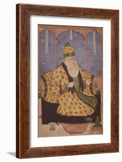 Portrait of a Sufi Sheikh, C.1670-null-Framed Giclee Print