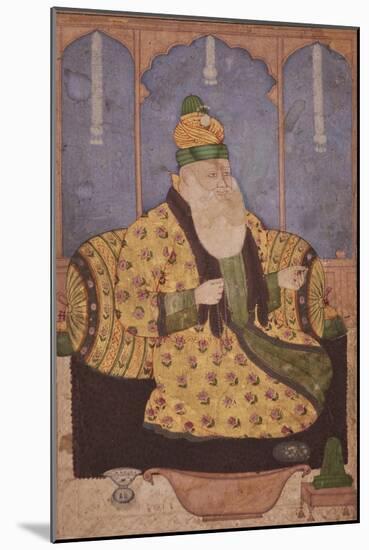 Portrait of a Sufi Sheikh, C.1670-null-Mounted Giclee Print