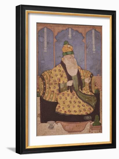 Portrait of a Sufi Sheikh, C.1670-null-Framed Giclee Print