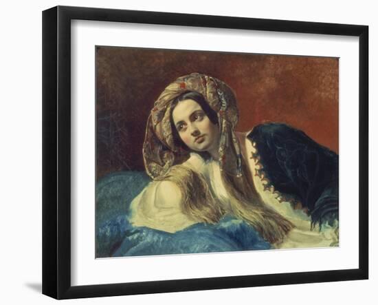 Portrait of a Turkish Woman, 1837-39-Karl Brüllow-Framed Giclee Print