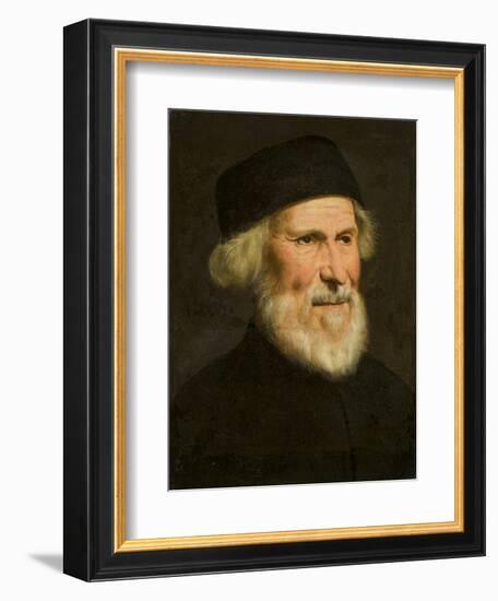 Portrait of a Venetian, C.1550-Jacopo Robusti Tintoretto-Framed Giclee Print